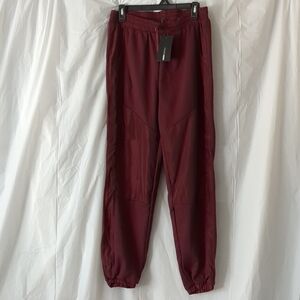 Burgundy French Terry Jogger